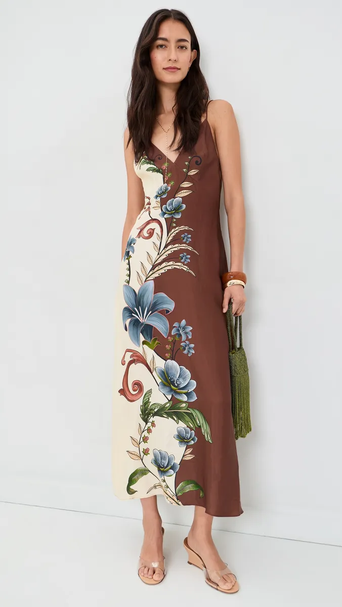 Farm Rio Millena Winter White Maxi Dress | Thumbnail 5
