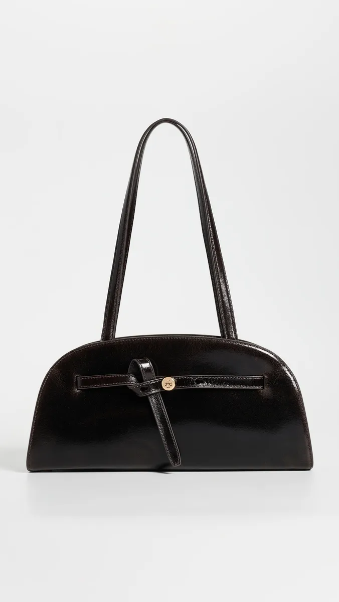 Tory Burch Romy Distressed East West Bauletto Bag | Thumbnail 2 Tory Burch Romy Distressed East West Bauletto Bag | Thumbnail 2