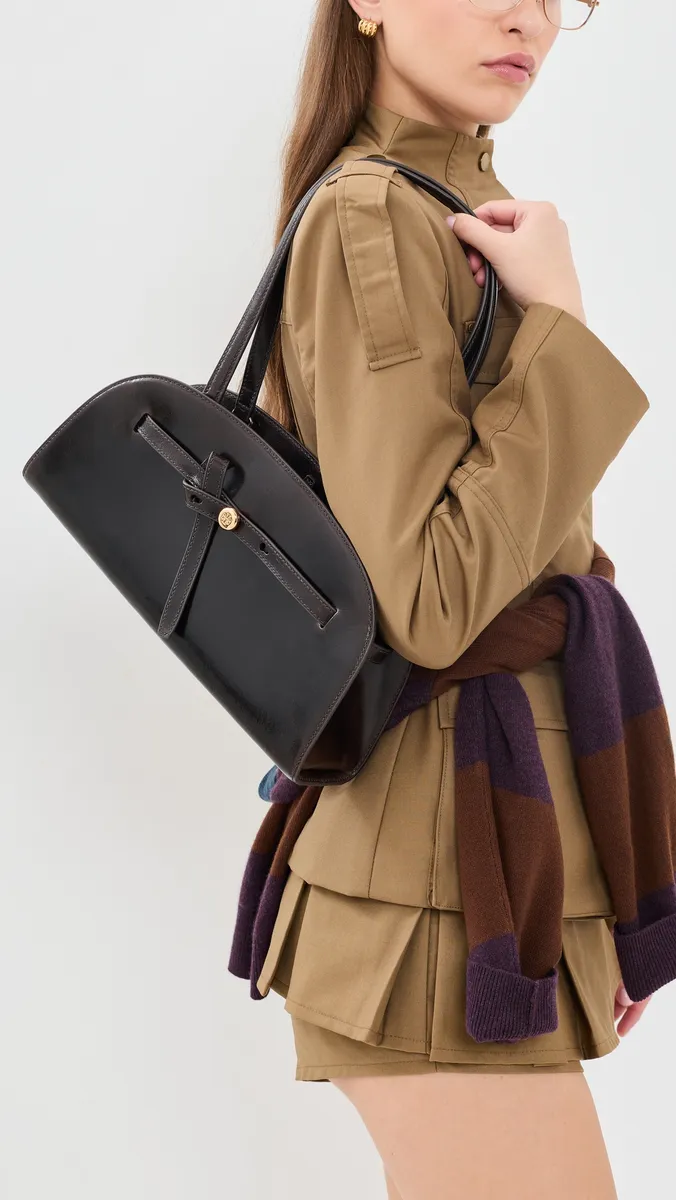 Tory Burch Romy Distressed East West Bauletto Bag | Thumbnail 3 Tory Burch Romy Distressed East West Bauletto Bag | Thumbnail 3