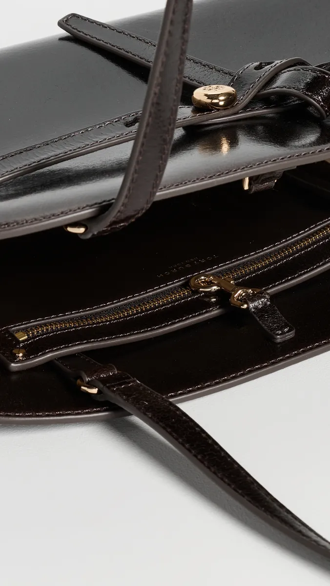 Tory Burch Romy Distressed East West Bauletto Bag | Thumbnail 6 Tory Burch Romy Distressed East West Bauletto Bag | Thumbnail 6