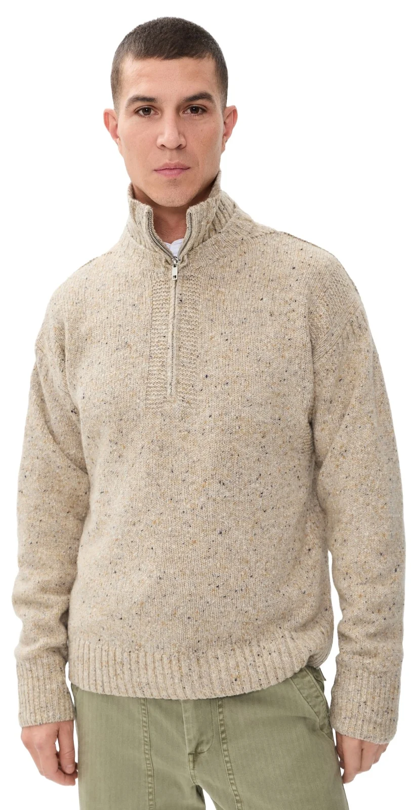 Alex Mill Zip Funnel Neck Sweater