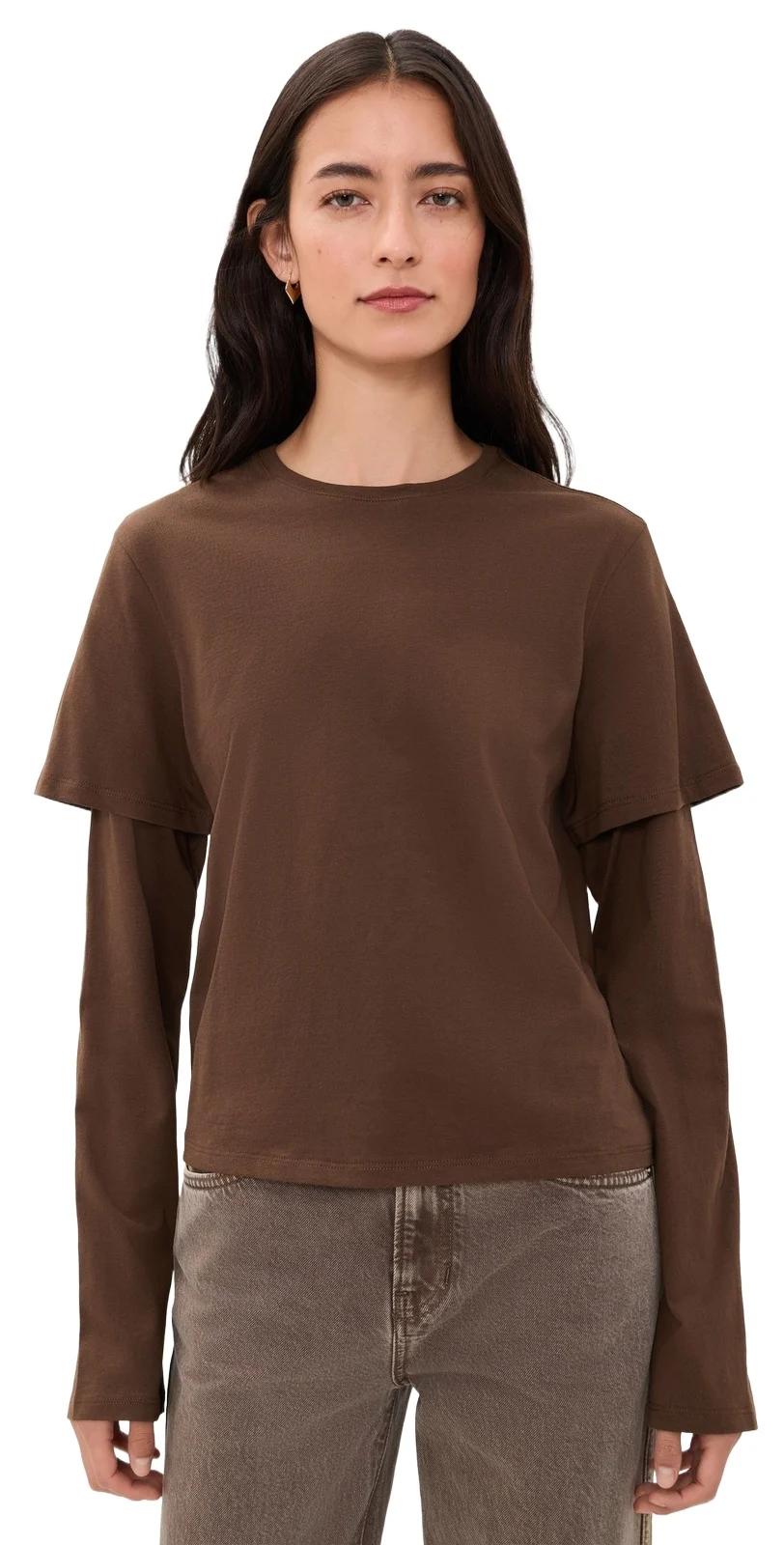 STILL HERE 2Tee Layered Top
