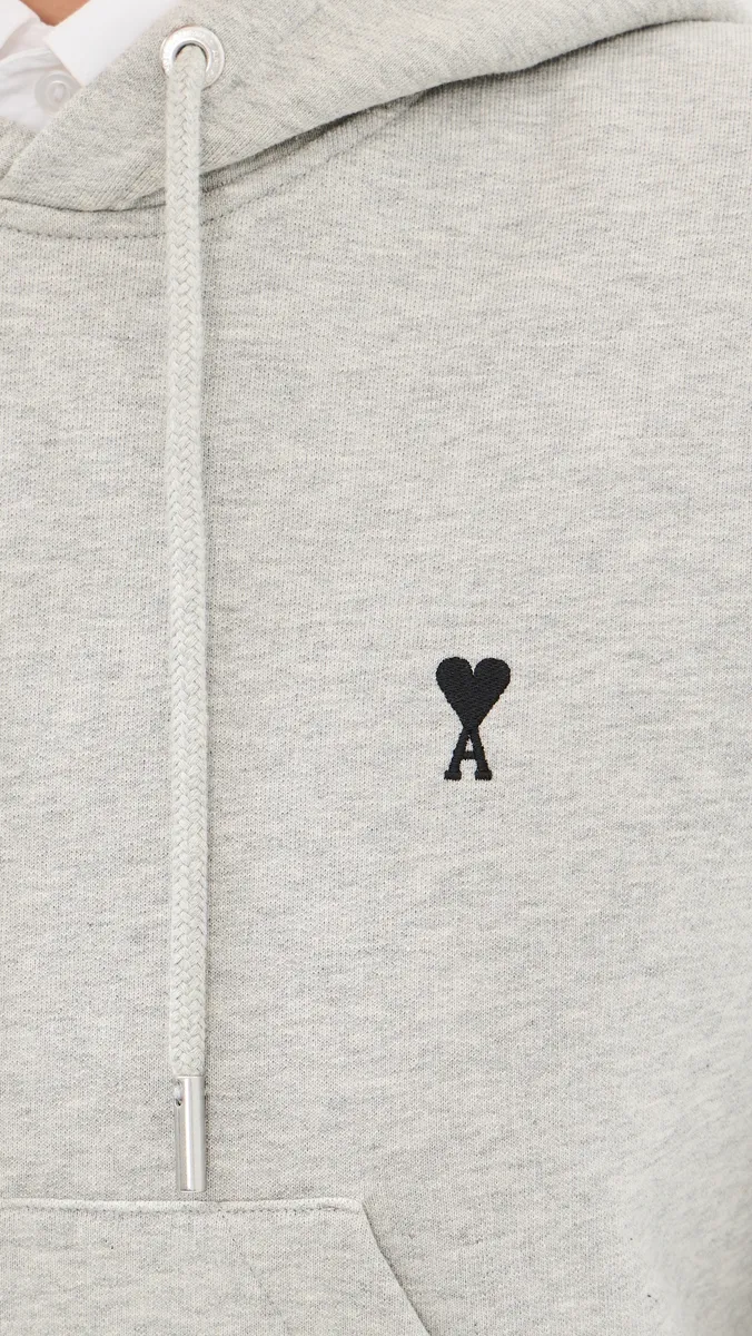 AMI Contrasted De Coeur Hoodie | Thumbnail 6