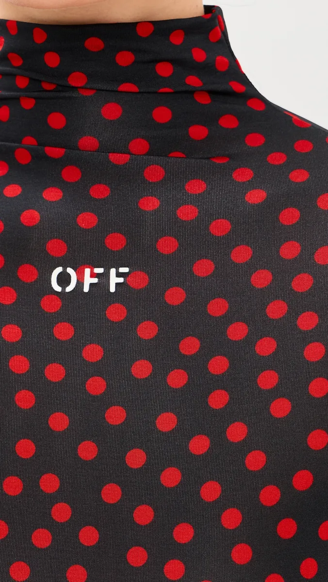 Off-White Off Stamp Dot Second Skin Mini Dress | Thumbnail 6