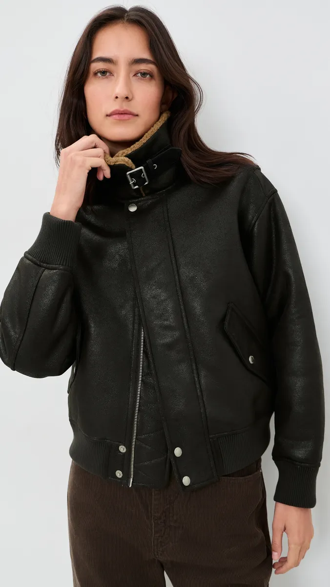 Dunst Aviator Faux Suede Jacket | Thumbnail 2 Dunst Aviator Faux Suede Jacket | Thumbnail 2
