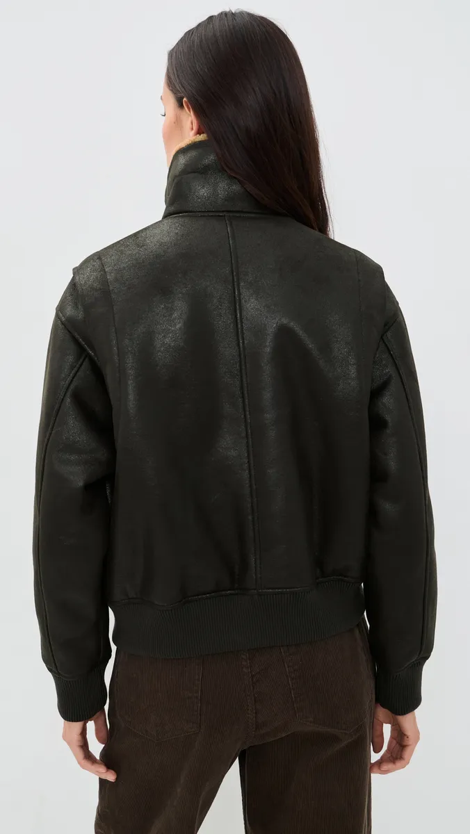 Dunst Aviator Faux Suede Jacket | Thumbnail 3 Dunst Aviator Faux Suede Jacket | Thumbnail 3
