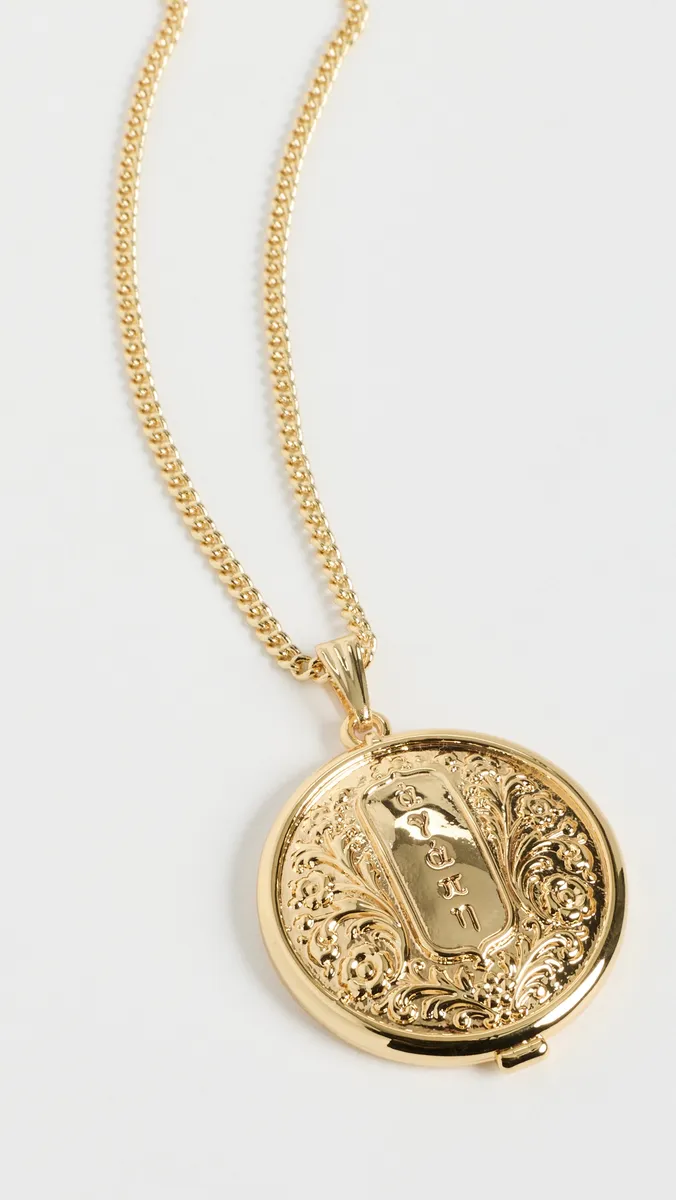 Logan Tay Gold Medallion Necklace | Thumbnail 2 Logan Tay Gold Medallion Necklace | Thumbnail 2