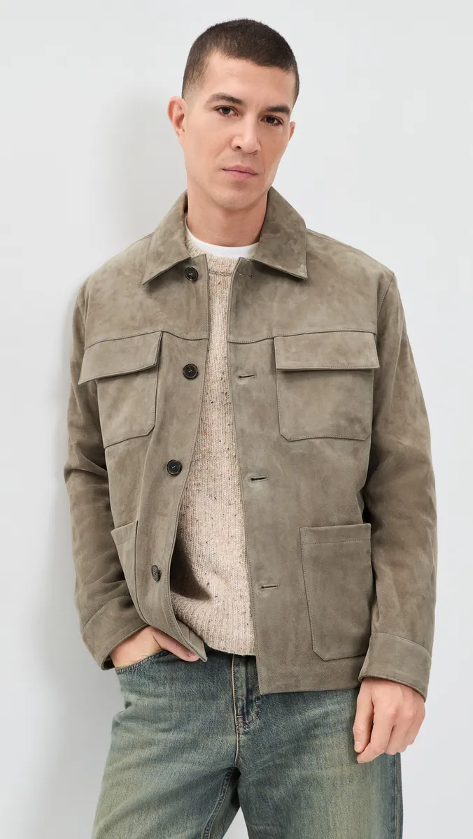 Frame Suede Chore Coat | Thumbnail 2