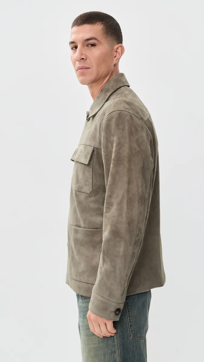 Frame Suede Chore Coat | Thumbnail 4
