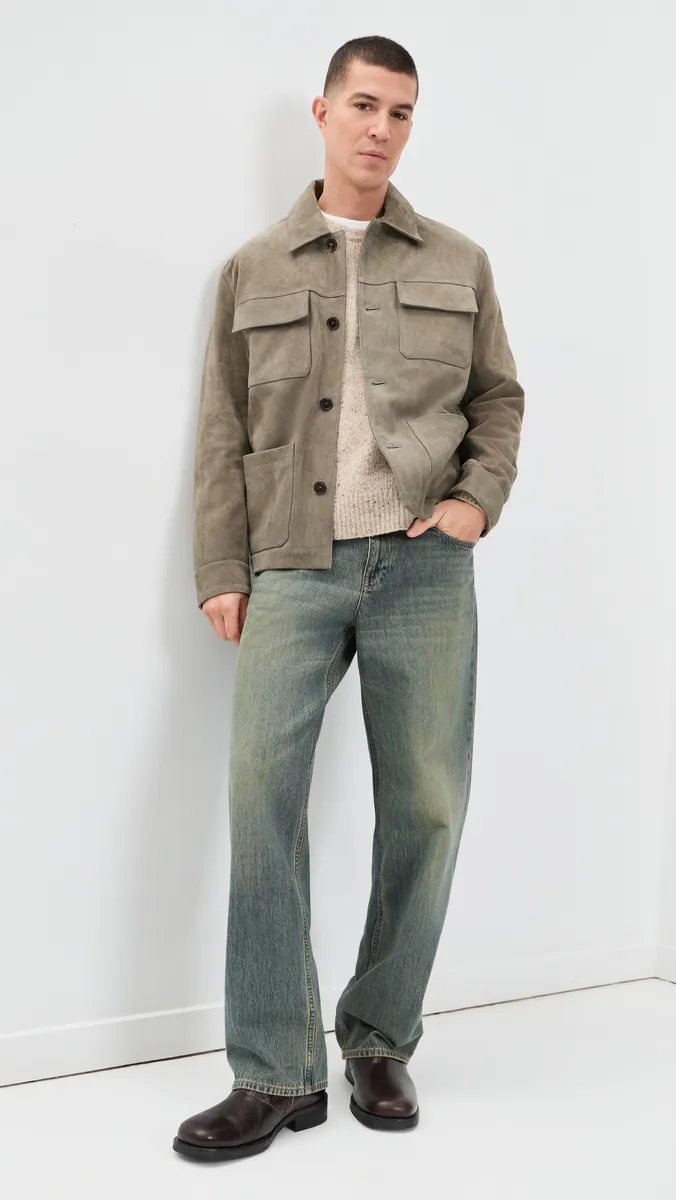 Frame Suede Chore Coat | Thumbnail 5