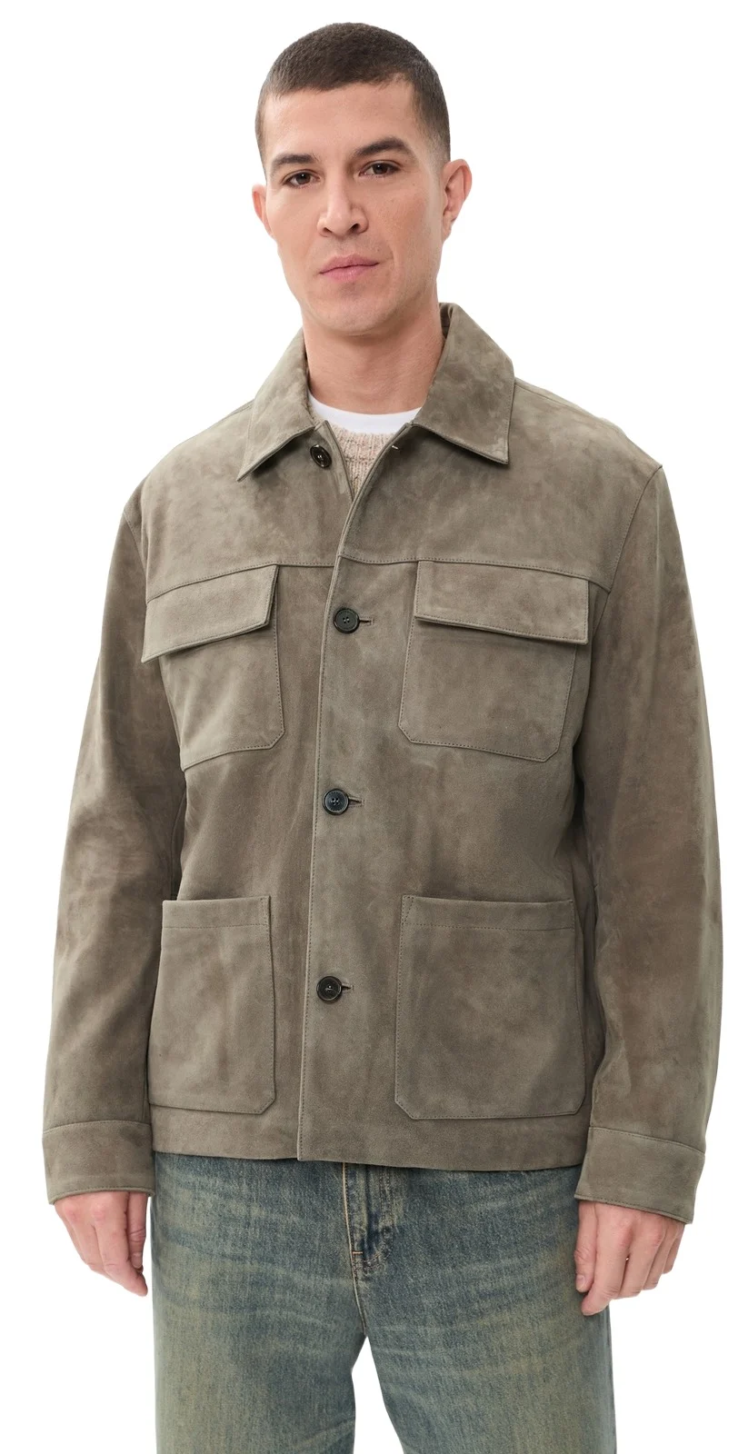 Suede Chore Coat