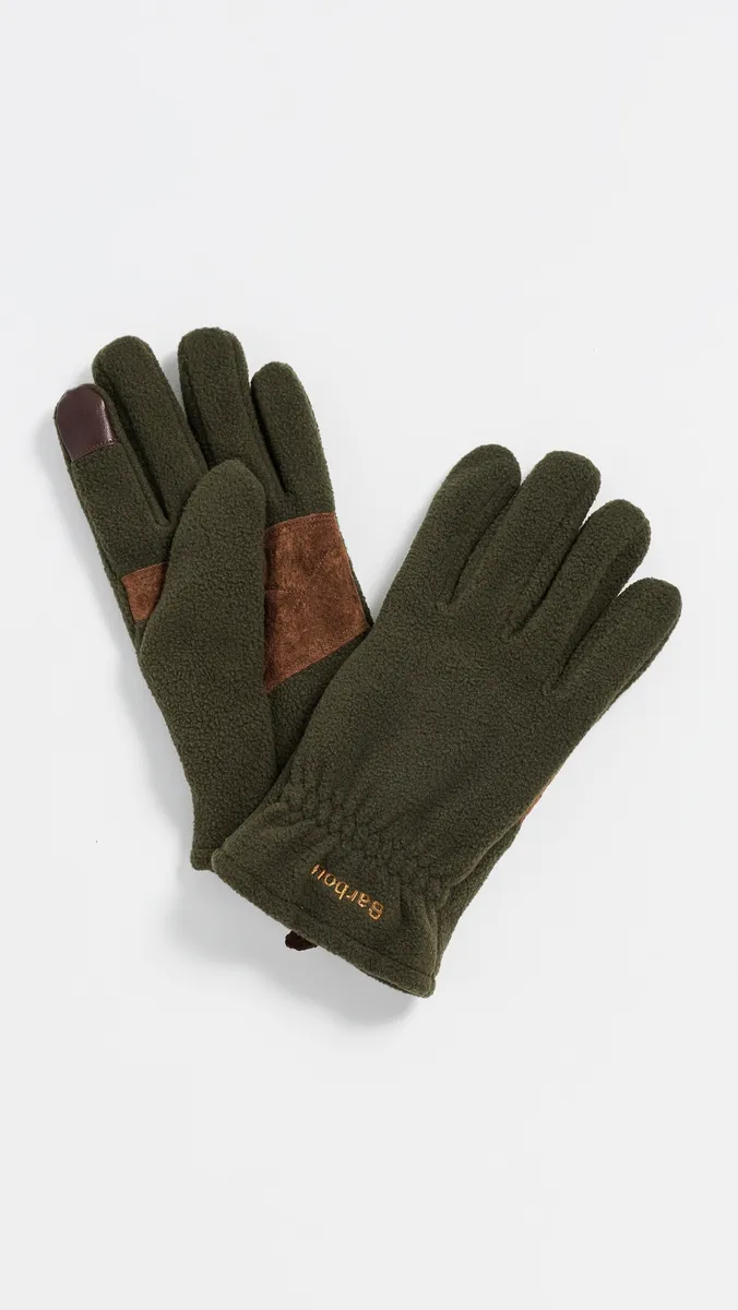 Barbour Coalford Fleece Gloves | Thumbnail 2