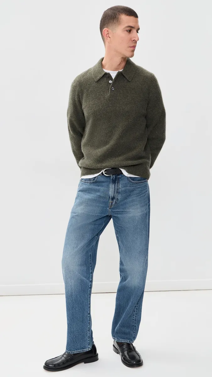 Alex Mill Carl Polo Cashmere Sweater | Thumbnail 5 Alex Mill Carl Polo Cashmere Sweater | Thumbnail 5