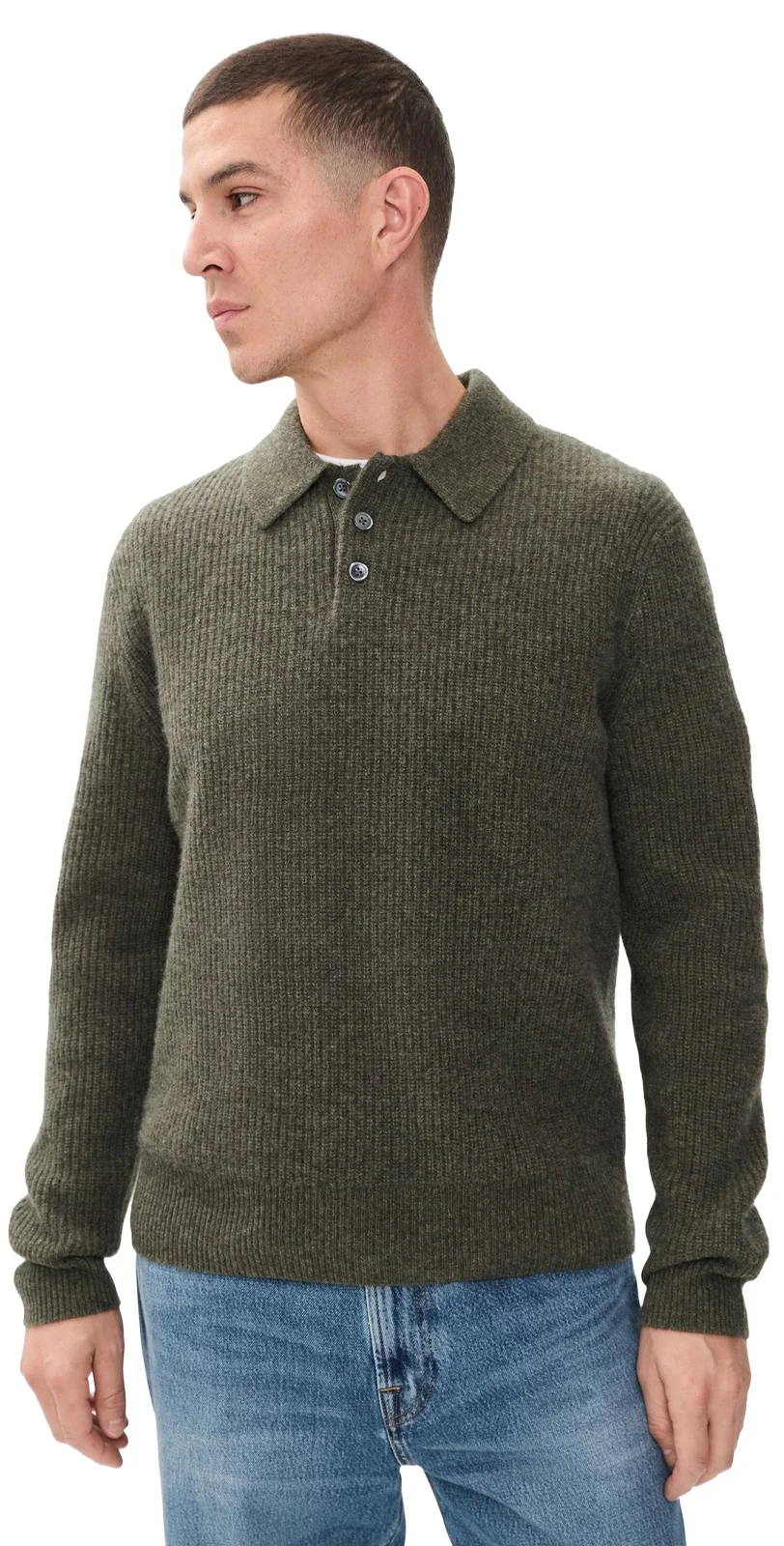 Alex Mill Carl Polo Cashmere Sweater