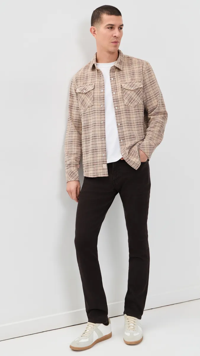 Marine Layer Plaid Snap Shirt | Thumbnail 5 Marine Layer Plaid Snap Shirt | Thumbnail 5