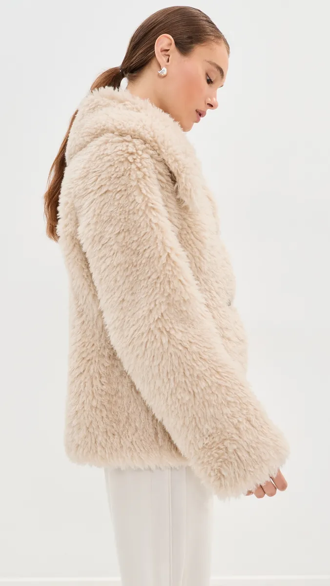 LE BOP Caitlin Faux Shearling Coat | Thumbnail 4 LE BOP Caitlin Faux Shearling Coat | Thumbnail 4