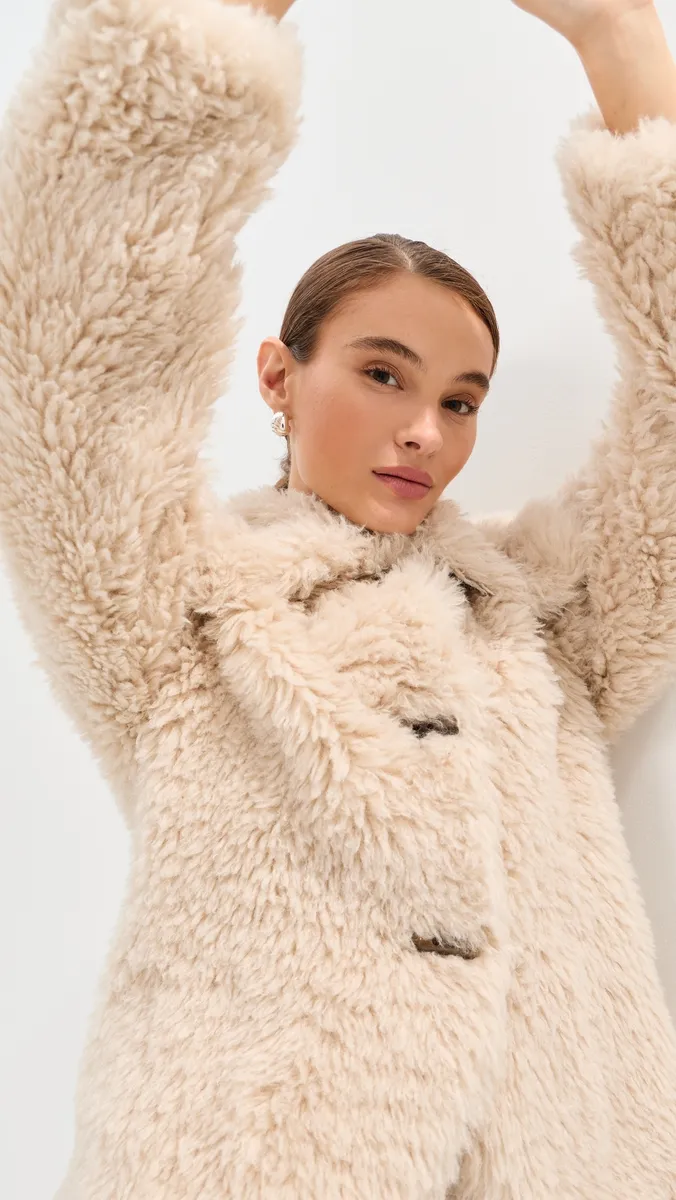 LE BOP Caitlin Faux Shearling Coat | Thumbnail 6 LE BOP Caitlin Faux Shearling Coat | Thumbnail 6
