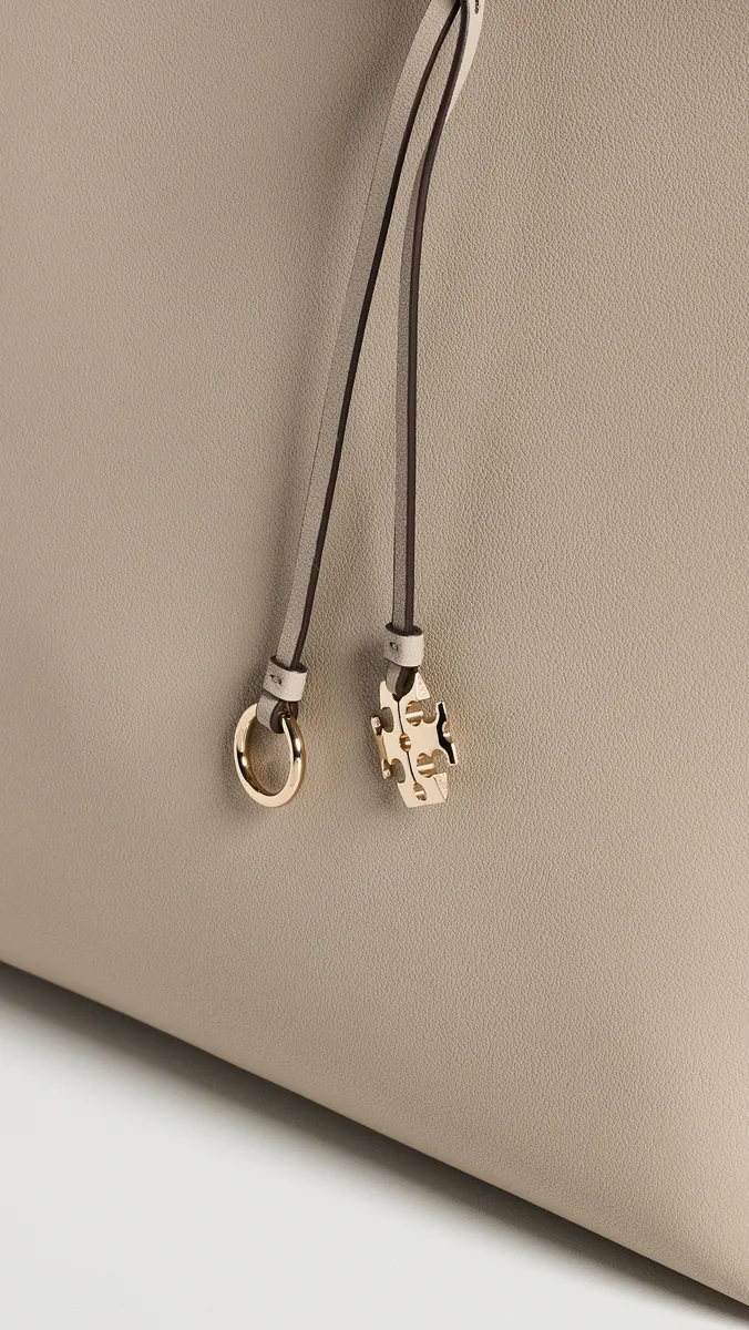 Tory Burch Top Zip Leather Tote | Thumbnail 5