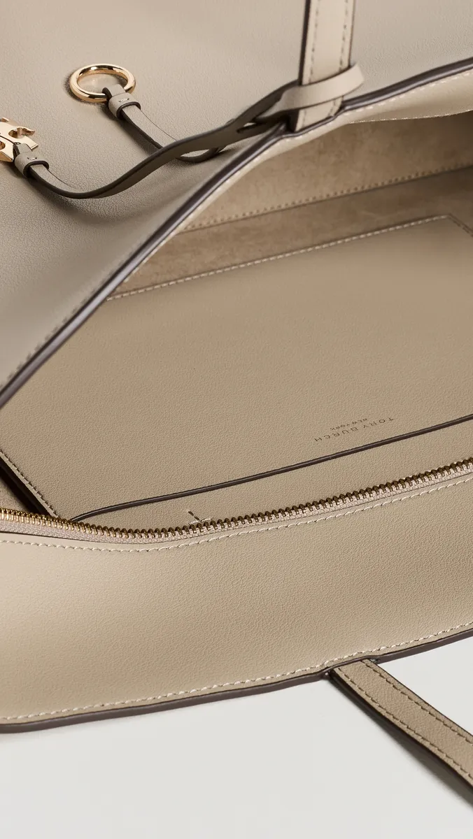 Tory Burch Top Zip Leather Tote | Thumbnail 6
