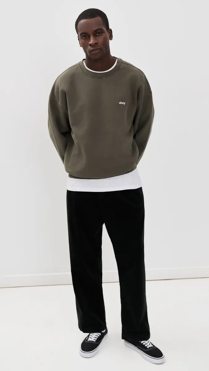 Obey Lowercase Pigment Crewneck Sweatshirt | Thumbnail 5