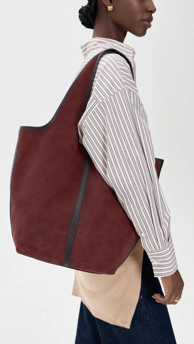 Madewell Suede Ellis Shopper Tote | Thumbnail 3 Madewell Suede Ellis Shopper Tote | Thumbnail 3