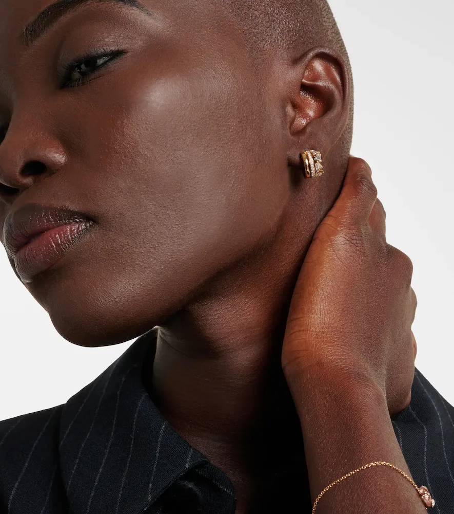 Bucherer Fine Jewellery Rock Diamonds 18kt gold earrings with diamonds | Thumbnail 3 Bucherer Fine Jewellery Rock Diamonds 18kt gold earrings with diamonds | Thumbnail 3