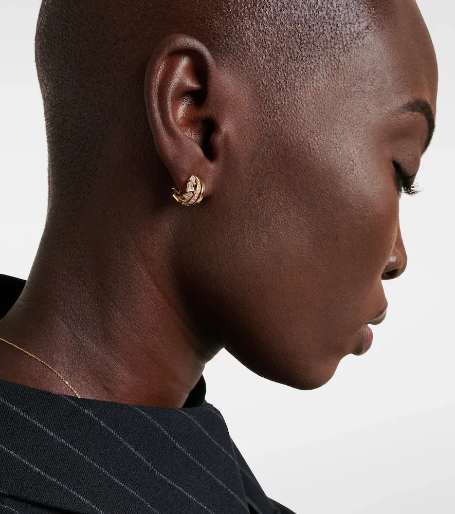 Bucherer Fine Jewellery Rock Diamonds 18kt gold earrings with diamonds | Thumbnail 4 Bucherer Fine Jewellery Rock Diamonds 18kt gold earrings with diamonds | Thumbnail 4