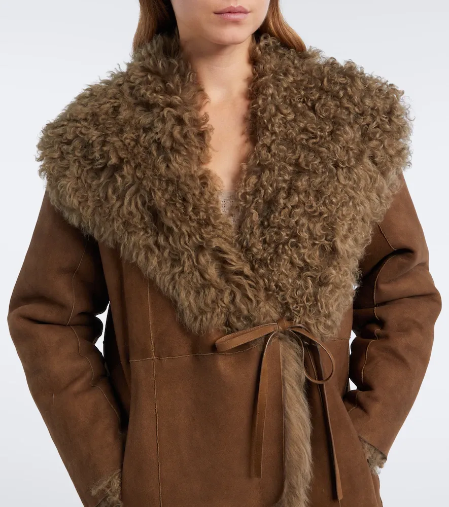 Ralph Lauren Collection Justyn reversible suede and shearling coat | Thumbnail 3 Ralph Lauren Collection Justyn reversible suede and shearling coat | Thumbnail 3