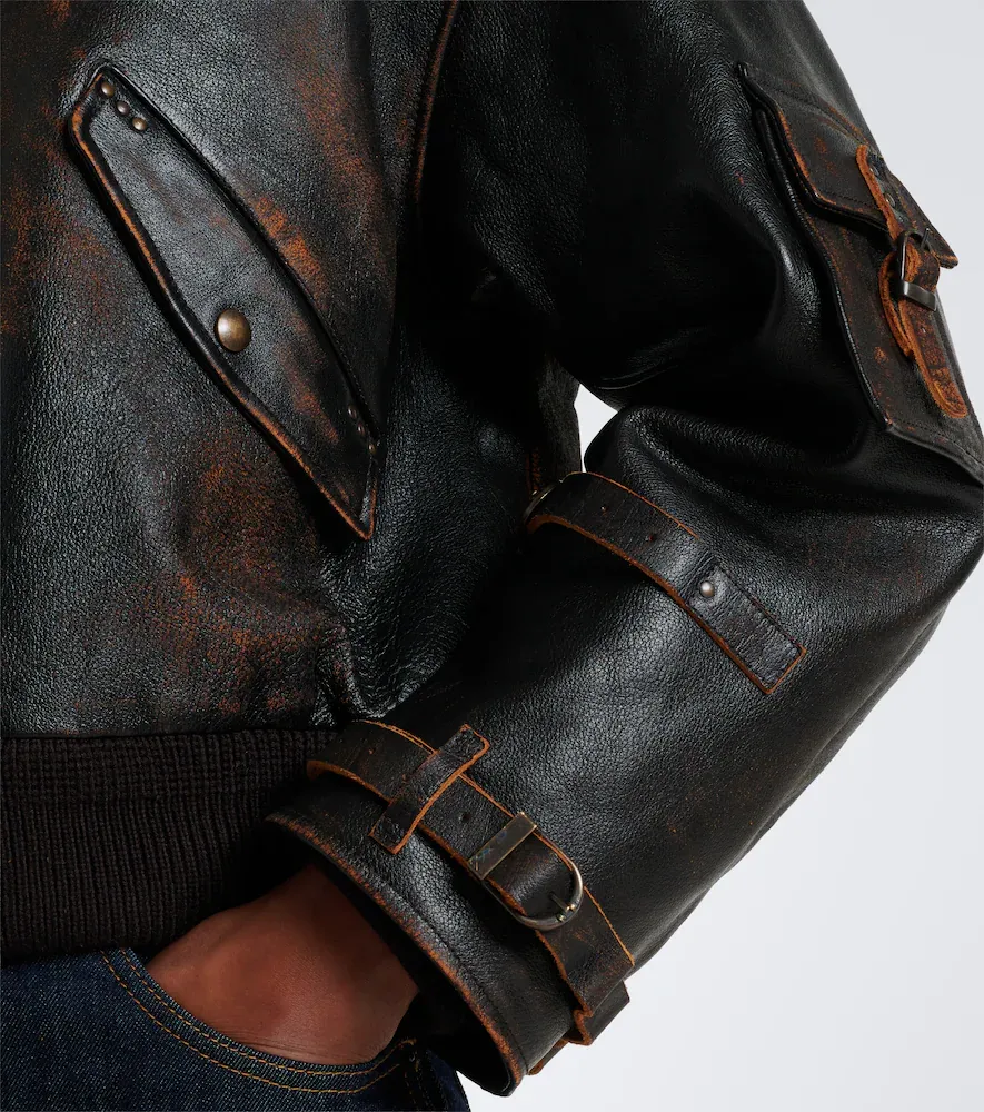 Ralph Lauren Collection Lianne shearling-trimmed leather jacket | Thumbnail 2 Ralph Lauren Collection Lianne shearling-trimmed leather jacket | Thumbnail 2