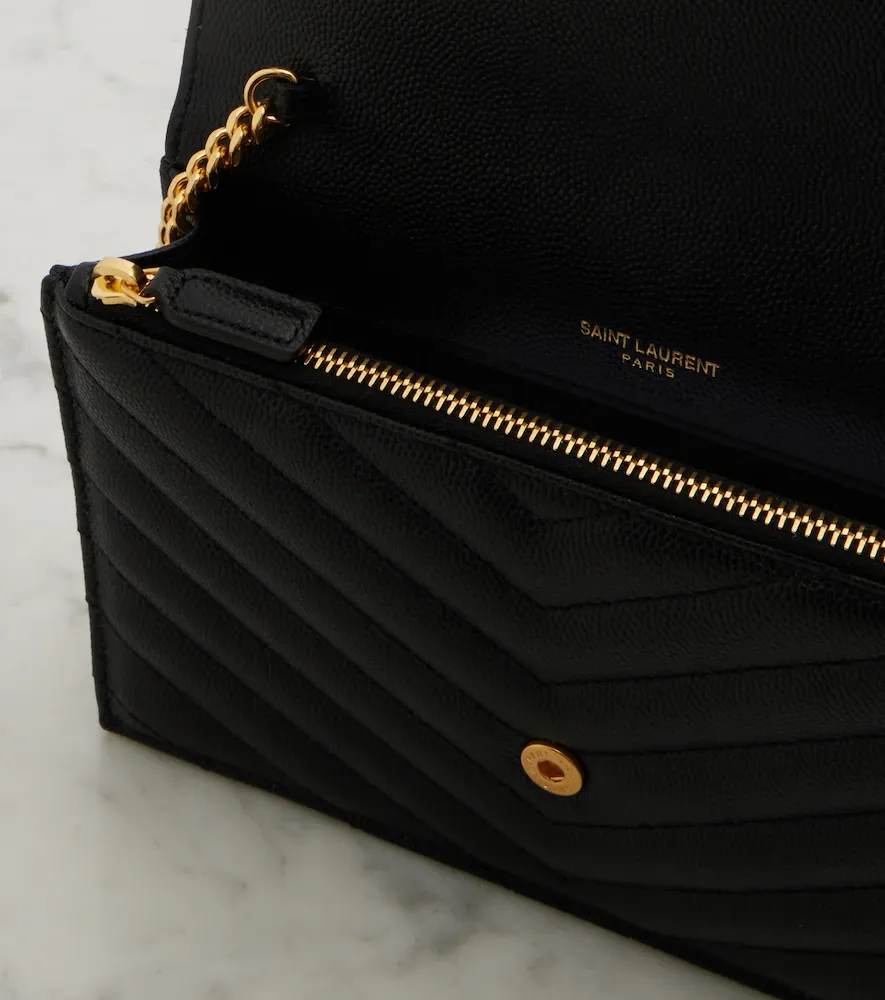 Saint Laurent Cassandre leather wallet on chain | Thumbnail 3
