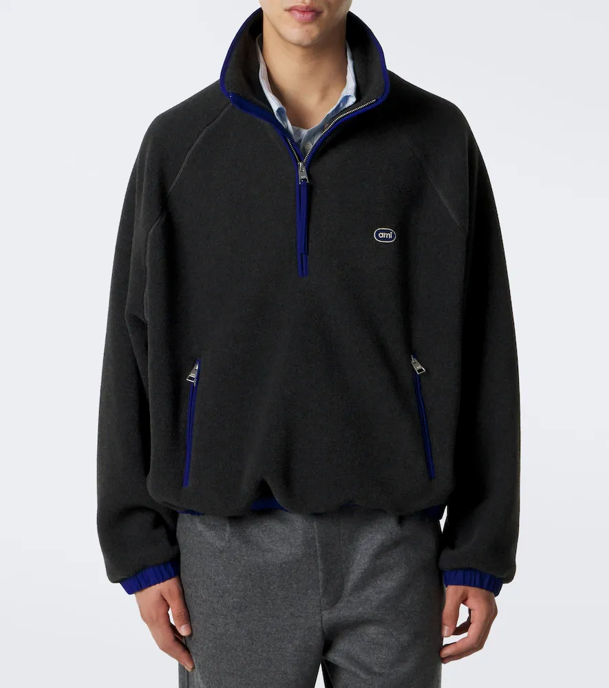 AMI PARIS Oversized fleece jacket | Thumbnail 4
