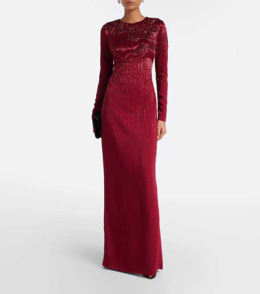 Oscar de la Renta Beaded gown | Thumbnail 2 Oscar de la Renta Beaded gown | Thumbnail 2