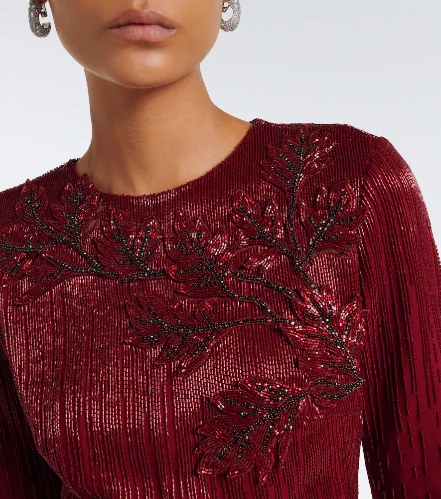 Oscar de la Renta Beaded gown | Thumbnail 4 Oscar de la Renta Beaded gown | Thumbnail 4