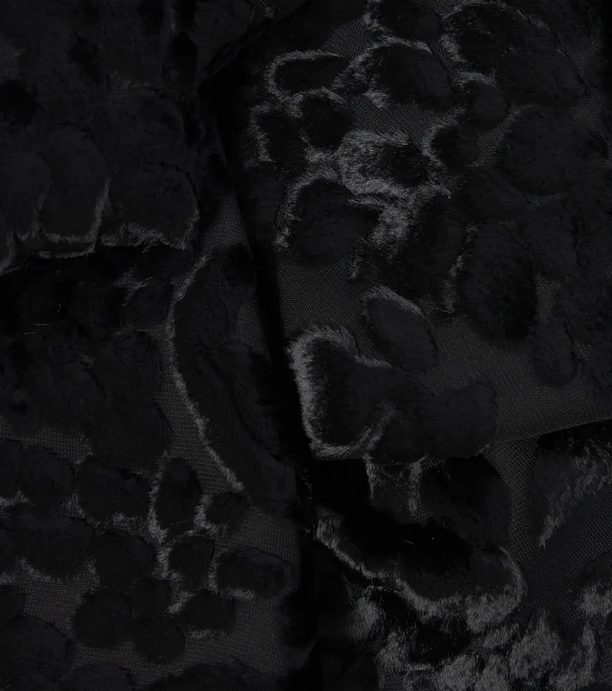 The Row Mitaf floral velvet devoré scarf | Thumbnail 3