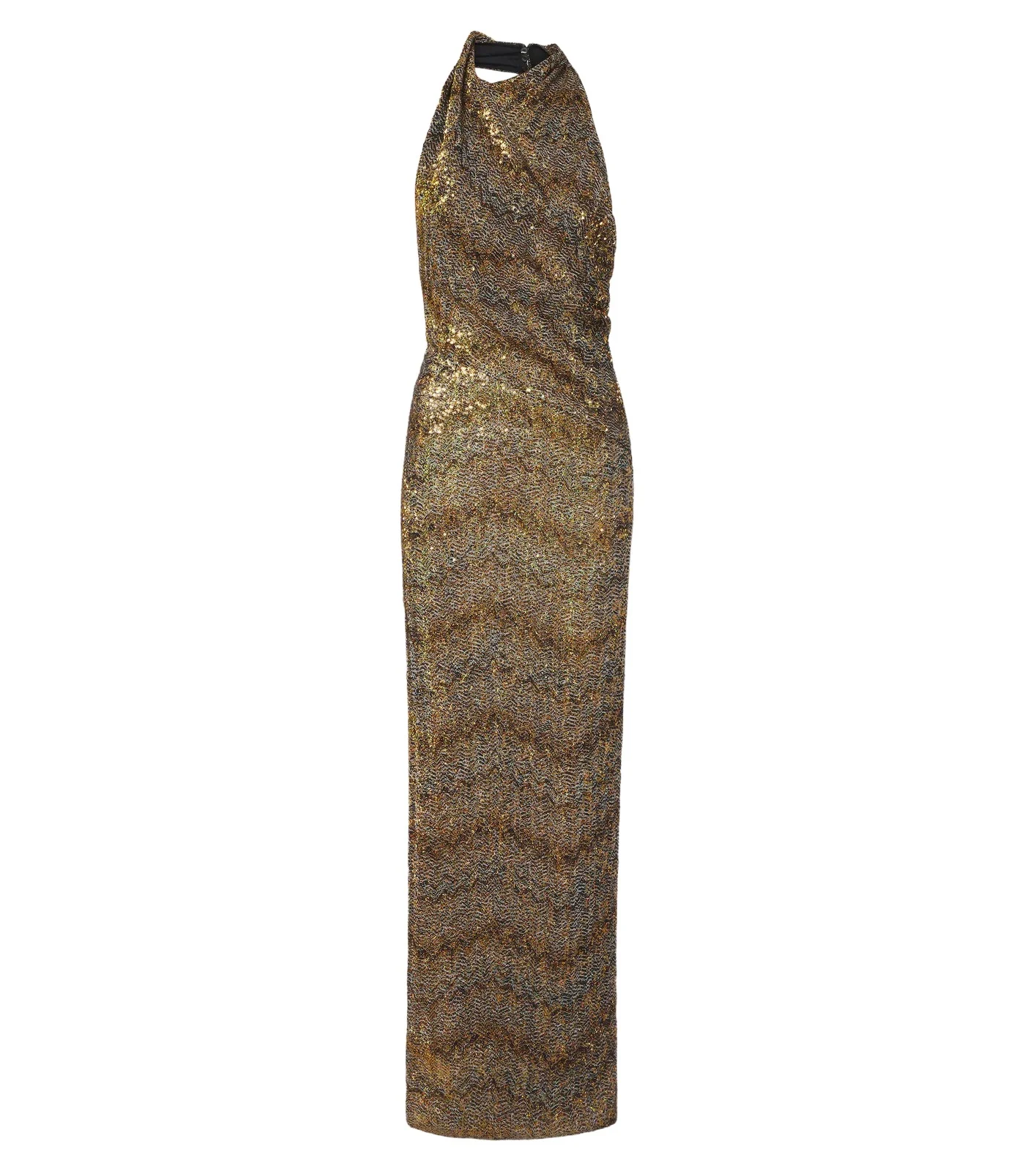 Sequined lamé gown