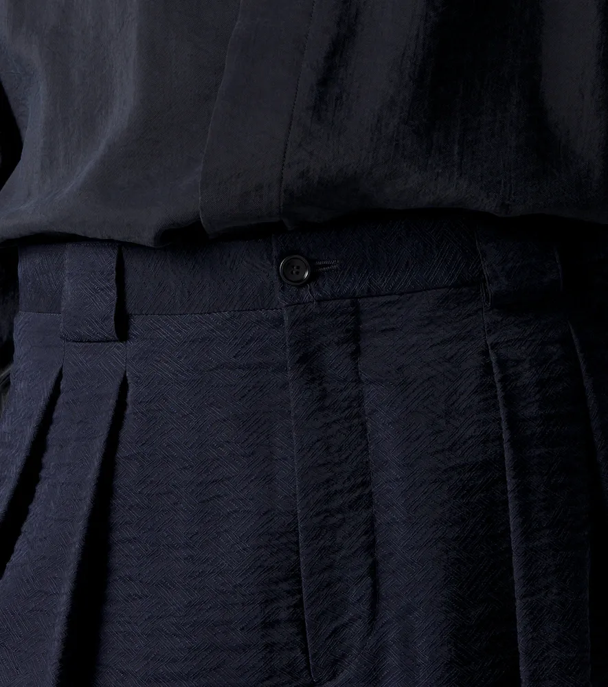 Giorgio Armani Pleated jacquard straight pants | Thumbnail 5 Giorgio Armani Pleated jacquard straight pants | Thumbnail 5