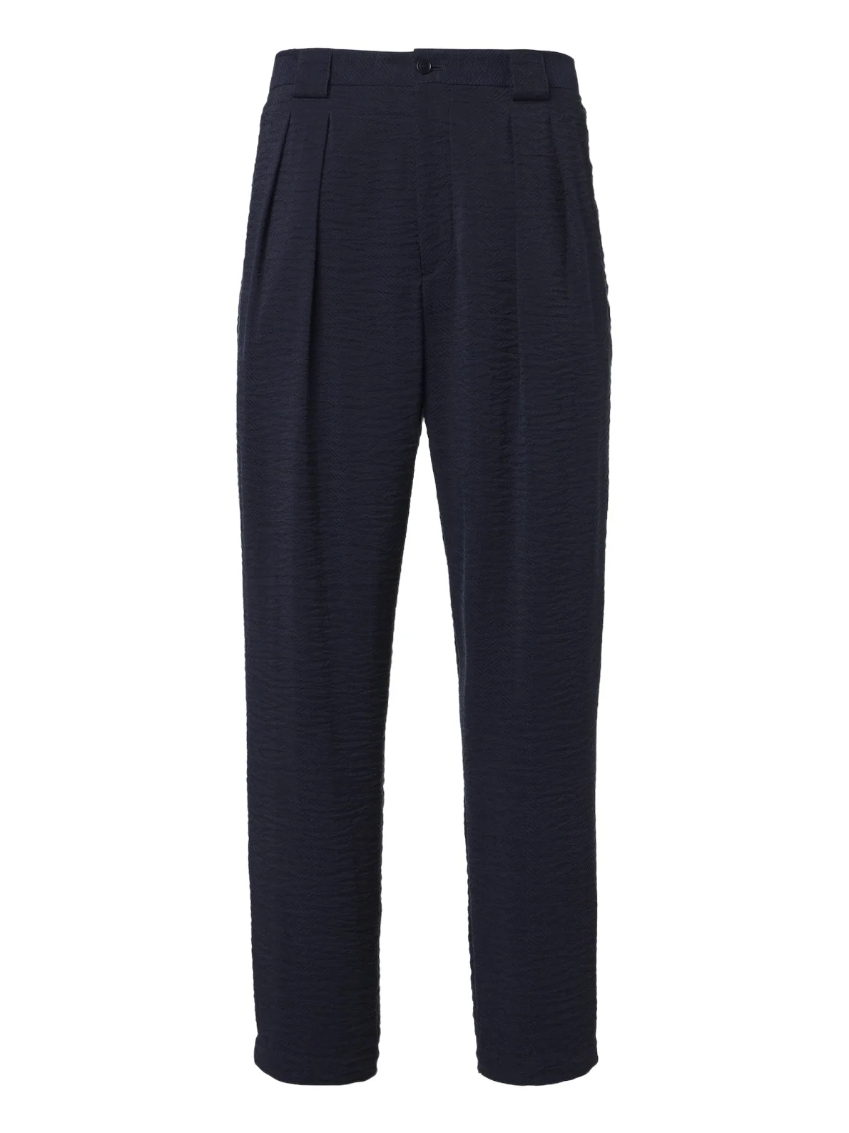Giorgio Armani Pleated jacquard straight pants