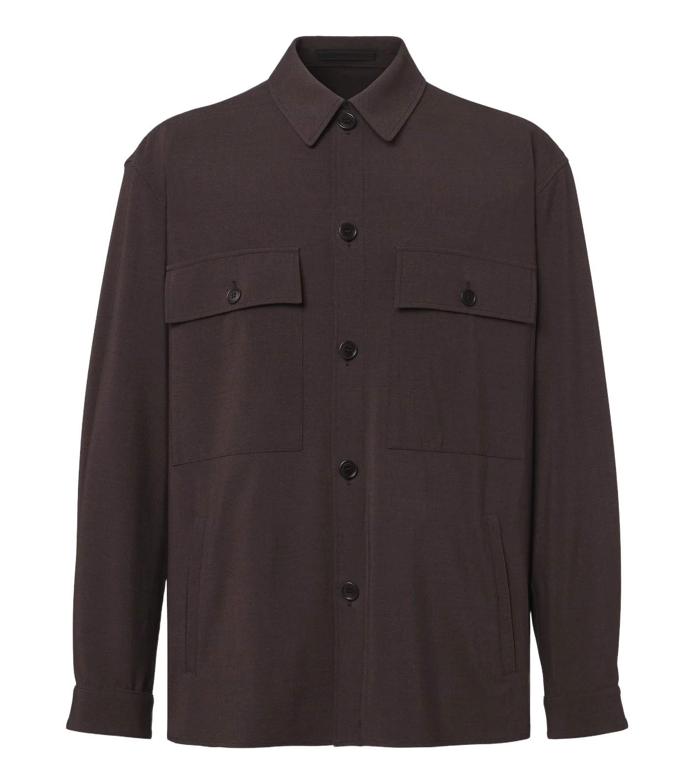 Giorgio Armani Wool and silk-blend shirt
