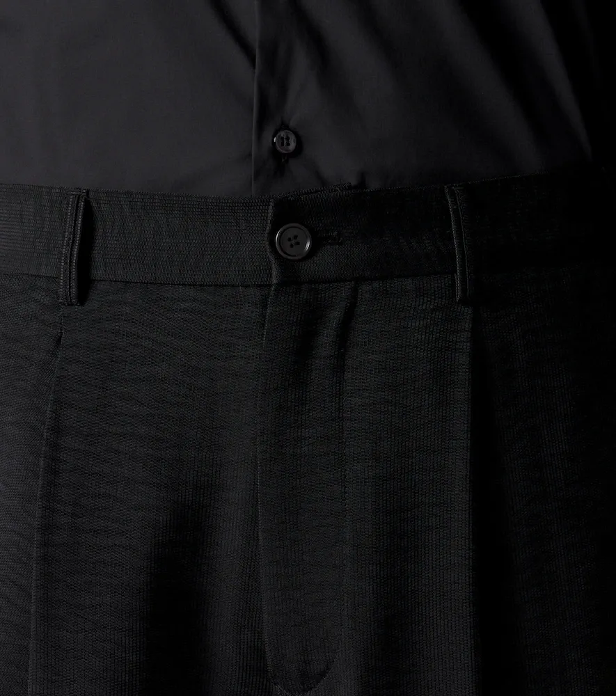 Giorgio Armani Pleated jacquard straight pants | Thumbnail 5 Giorgio Armani Pleated jacquard straight pants | Thumbnail 5