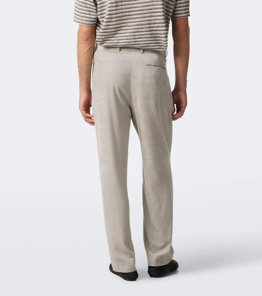 Giorgio Armani Pleated straight pants | Thumbnail 3
