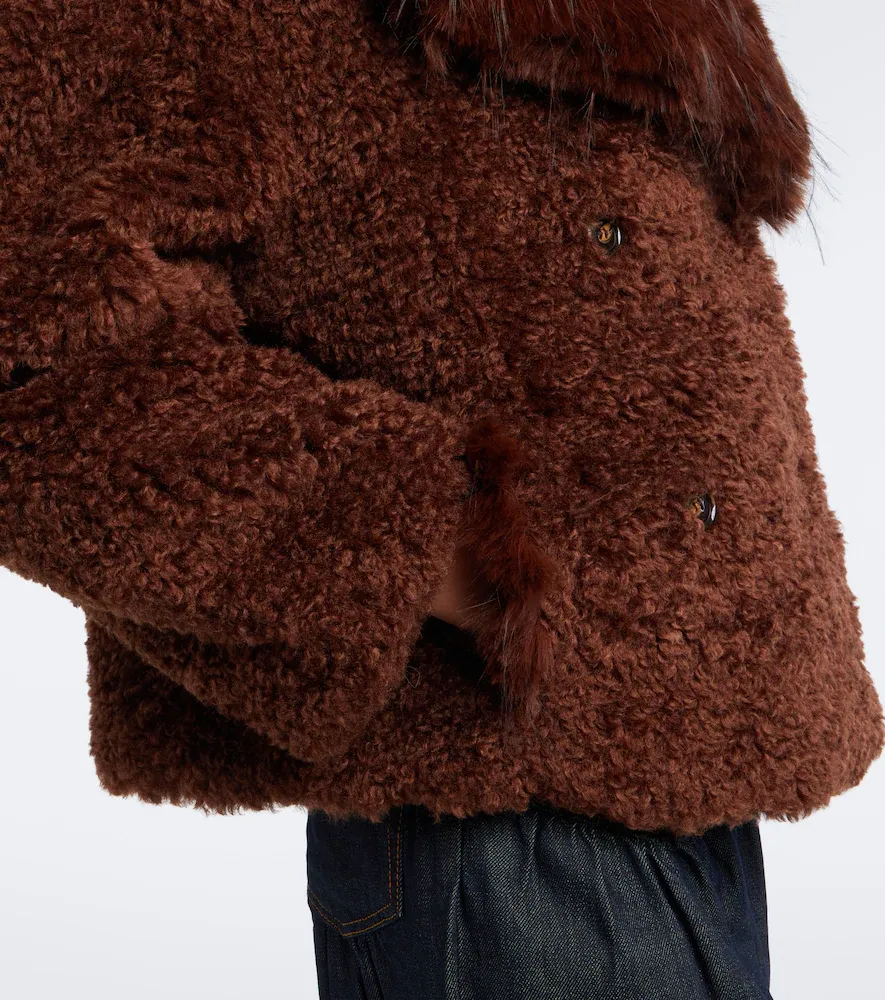 Ganni Teddy peacoat | Thumbnail 2 Ganni Teddy peacoat | Thumbnail 2