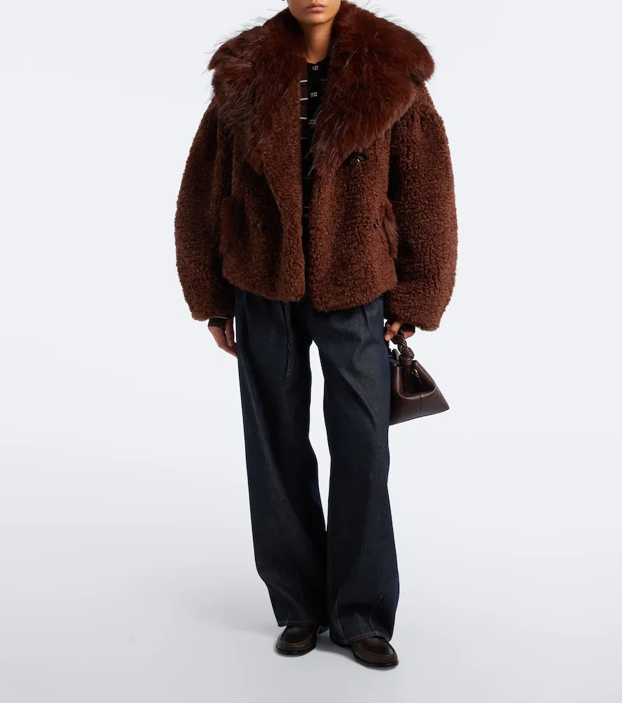 Ganni Teddy peacoat | Thumbnail 3 Ganni Teddy peacoat | Thumbnail 3