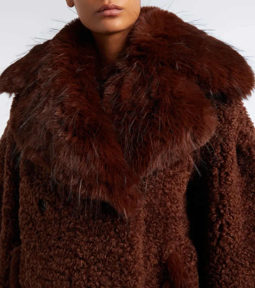 Ganni Teddy peacoat | Thumbnail 4 Ganni Teddy peacoat | Thumbnail 4