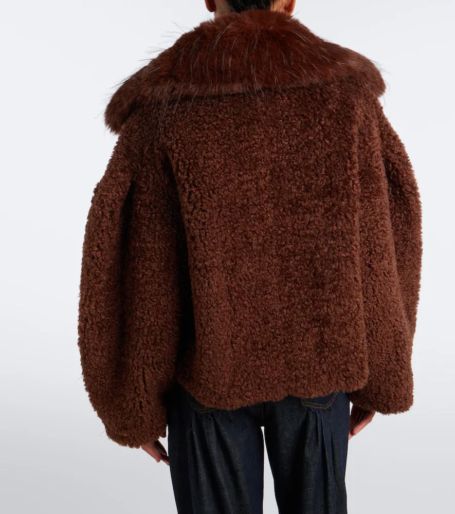 Ganni Teddy peacoat | Thumbnail 6 Ganni Teddy peacoat | Thumbnail 6