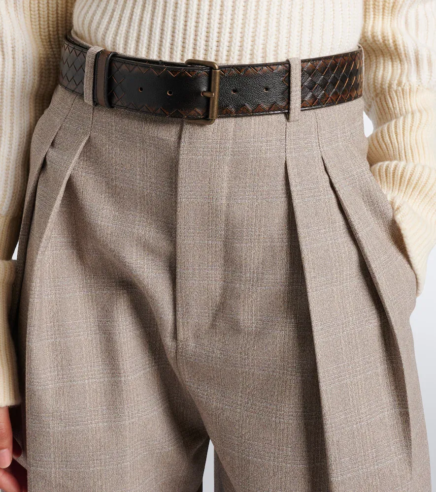 Bottega Veneta Johnny Intrecciato leather belt | Thumbnail 3