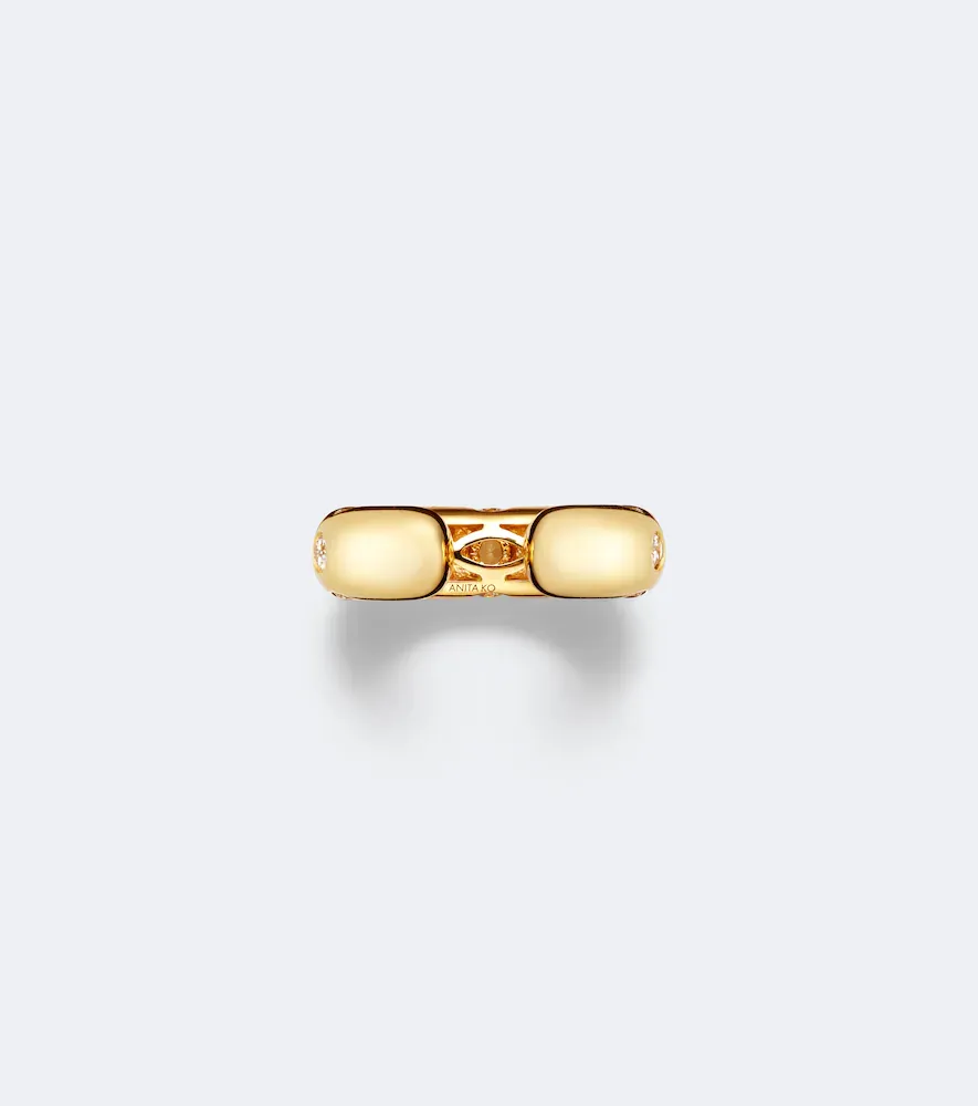 Anita Ko Cosmo 18kt gold single ear cuff with diamonds | Thumbnail 4