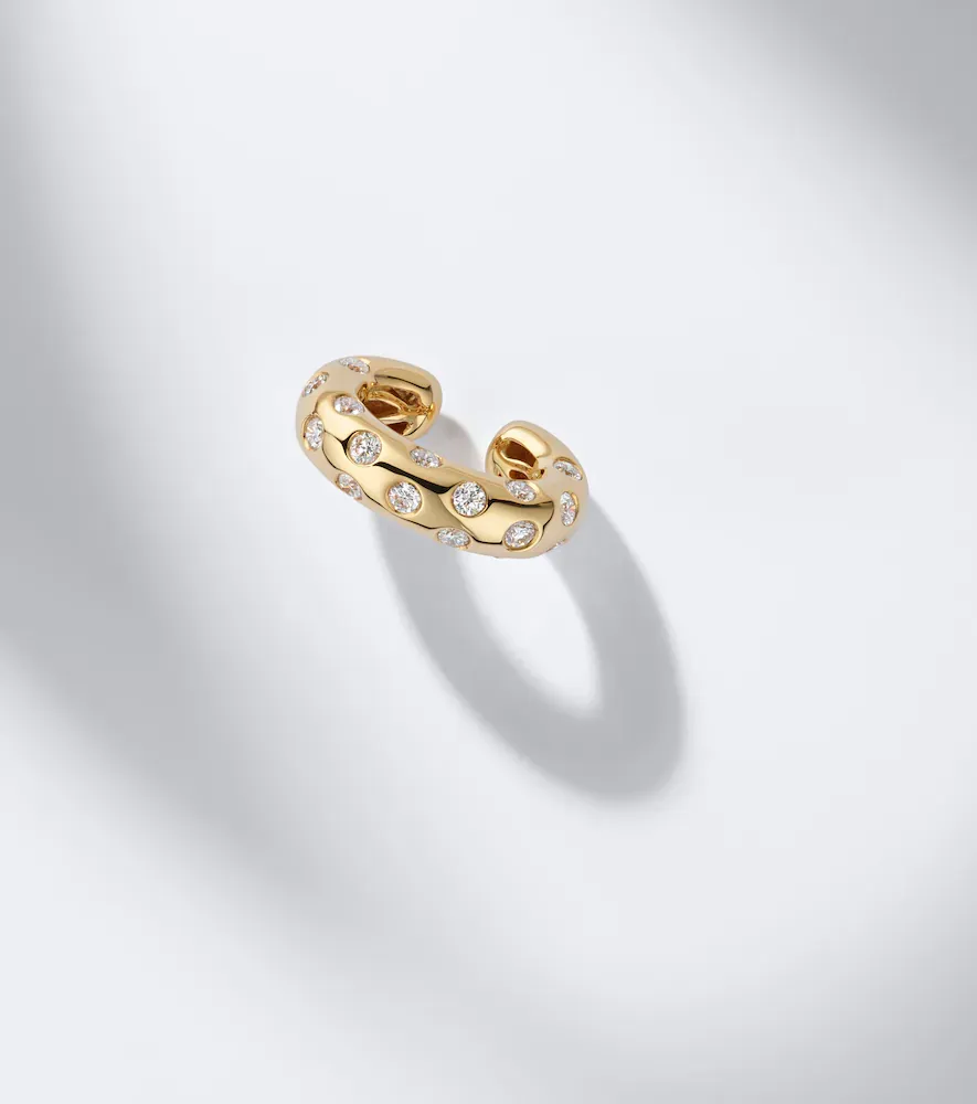 Anita Ko Cosmo 18kt gold single ear cuff with diamonds | Thumbnail 5