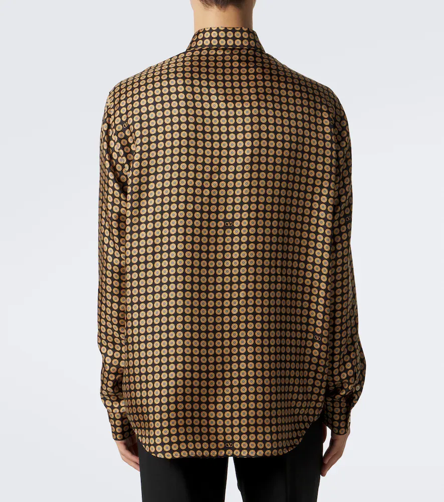 Valentino Garavani Printed silk twill shirt | Thumbnail 3
