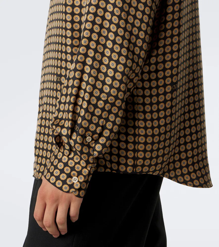 Valentino Garavani Printed silk twill shirt | Thumbnail 4