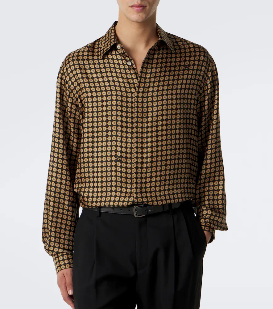 Valentino Garavani Printed silk twill shirt | Thumbnail 5